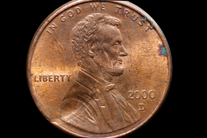 Copper-Coin-Shattering/Cracking